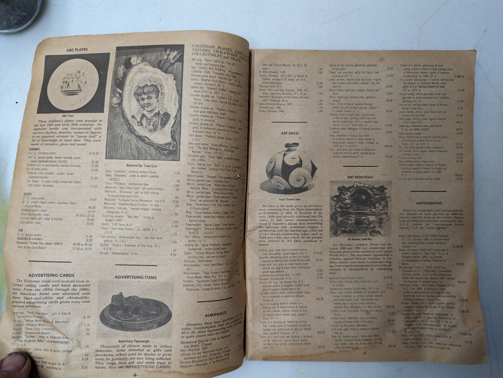 Vintage Antique Trader Price Guide Spring 1975 Vol 6. No. 1 Issue 15 ORIGINAL