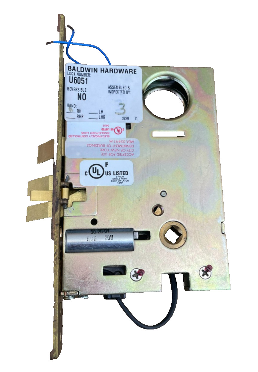 Baldwin Hardware U6051 Mortise Lock – Knob, No Reversible