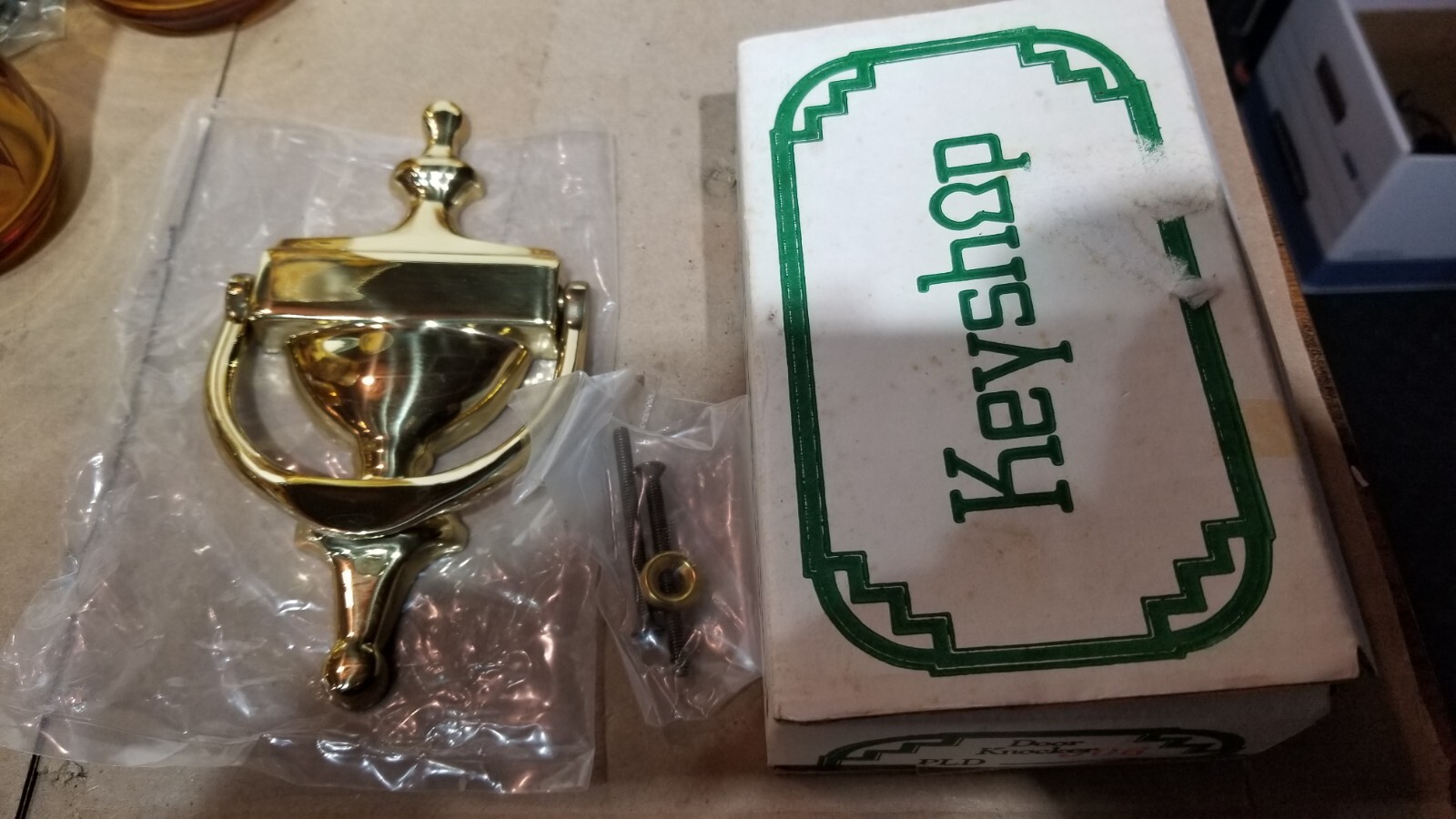 New Solid Brass – Tarnish Resistant Door knocker – Keyshop – Model 306