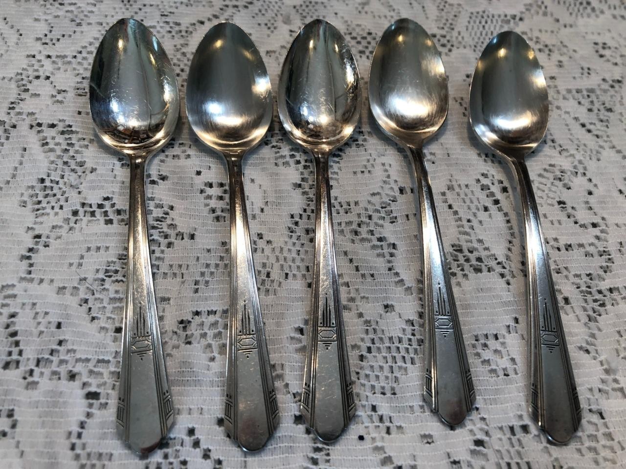 ROGERS ONEIDA OVERLAID PARAMOUNT Silverplate TEASPOONS