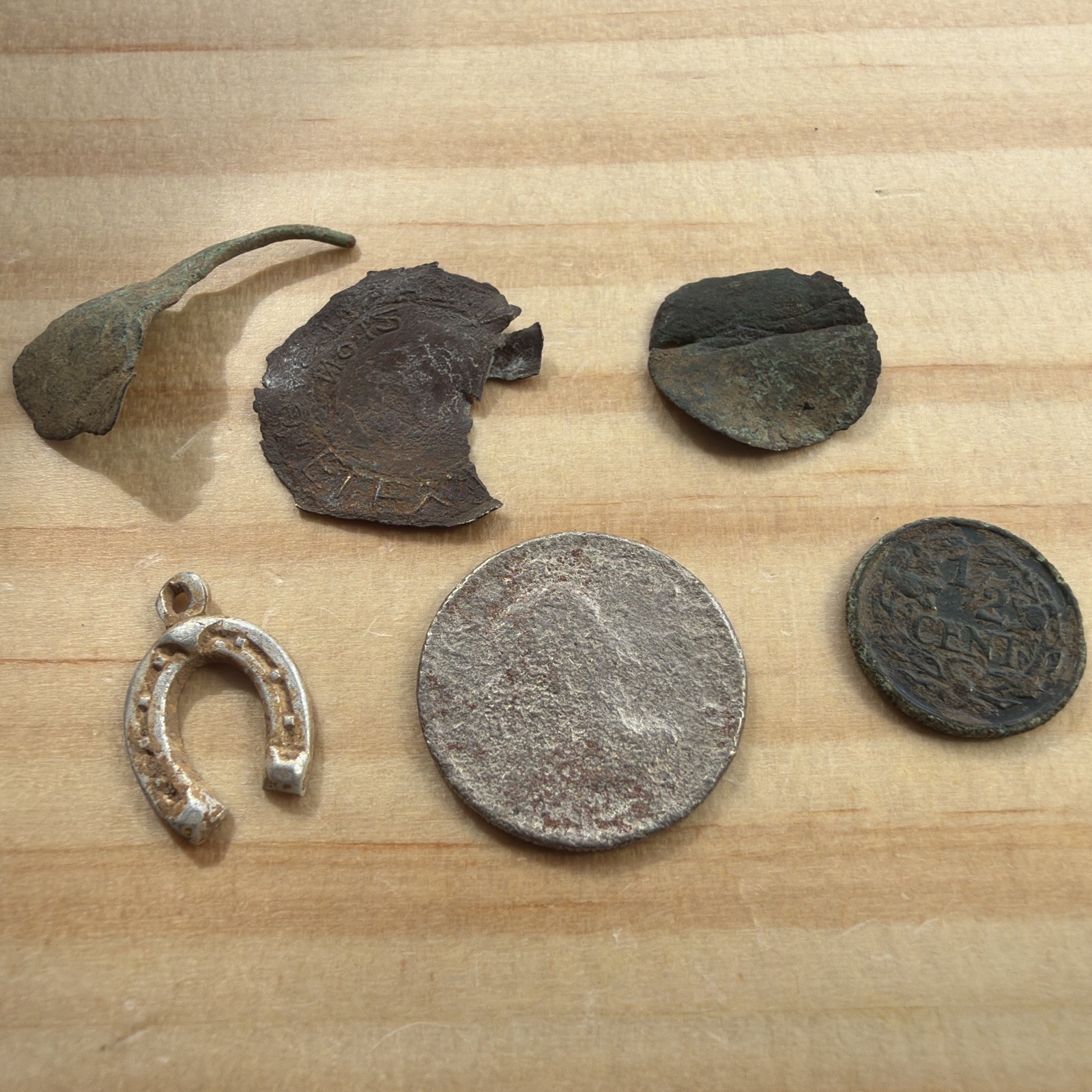 Metal Detecting Lot As Photos Uncleaned Condition Please Read Description LA8e