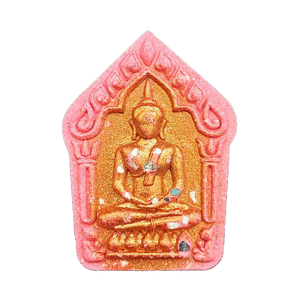 Thai Amulet Phra Khun Paen Prai Kuman kanya LP Tim Jun Gold Takrut charm Wealth