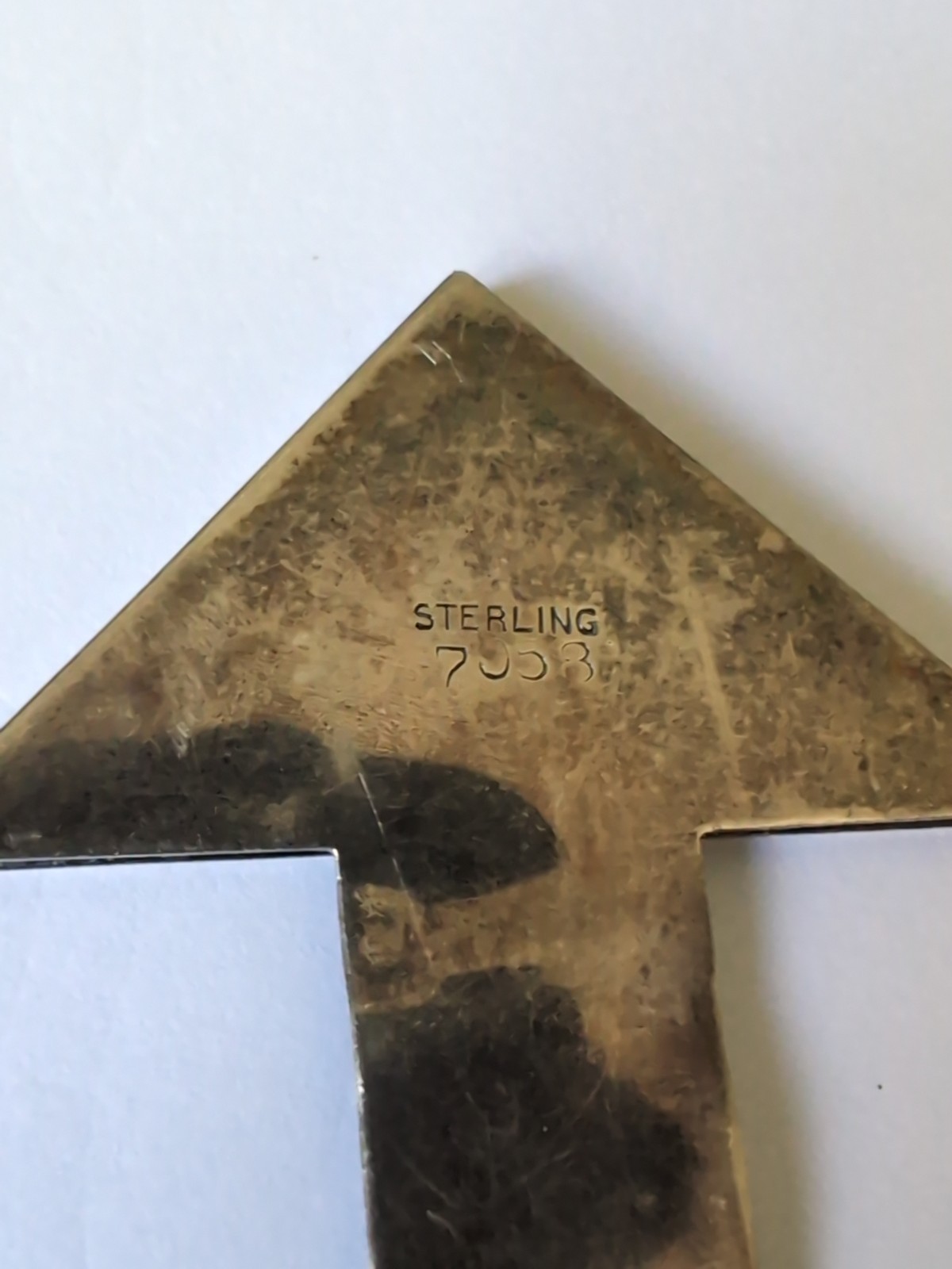 Vintage Sterling Page Corner Bookmark
