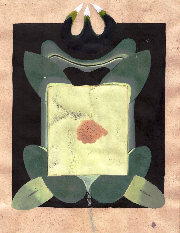 1980s VINTAGE TANTRA INDIA TANTRIC PAINTING GEOMETRIC YOGA MEDITATION ART