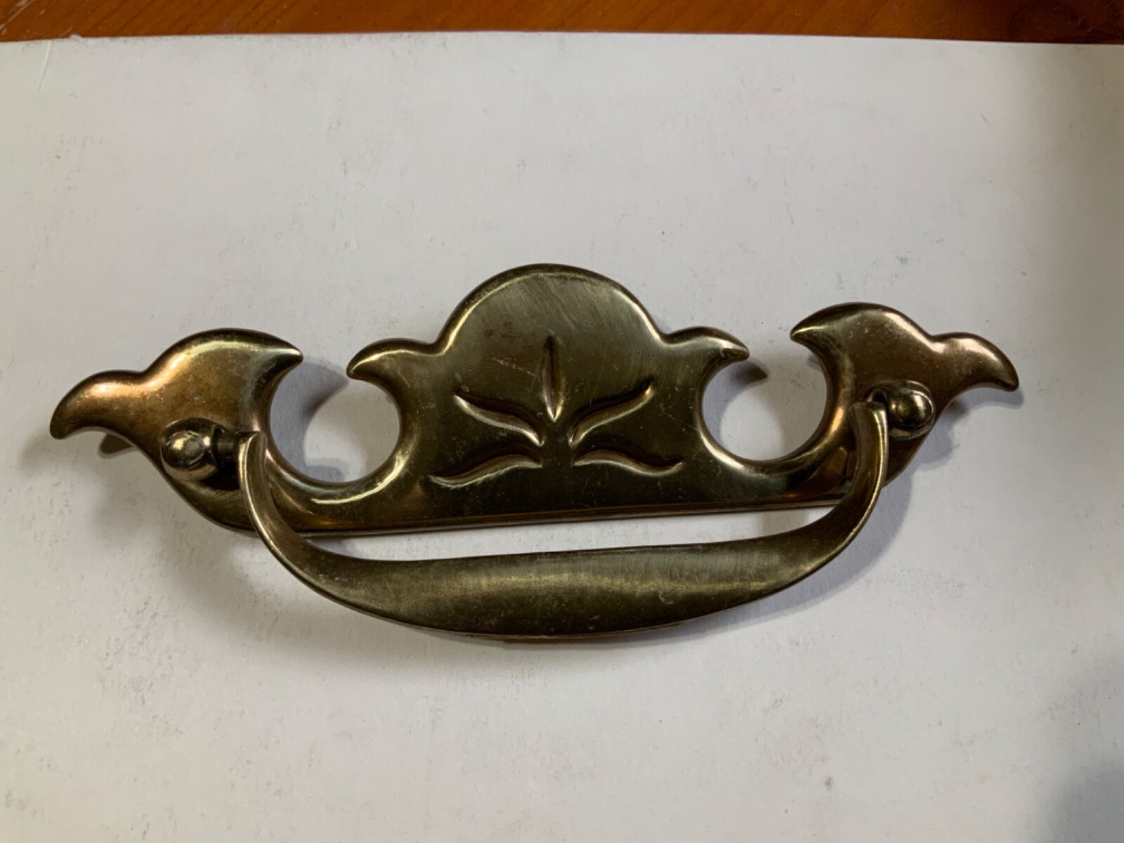 Keeler Brass Dresser Drawer Pulls ~ 6 1/8in w 4 1/4in CTC – 9151