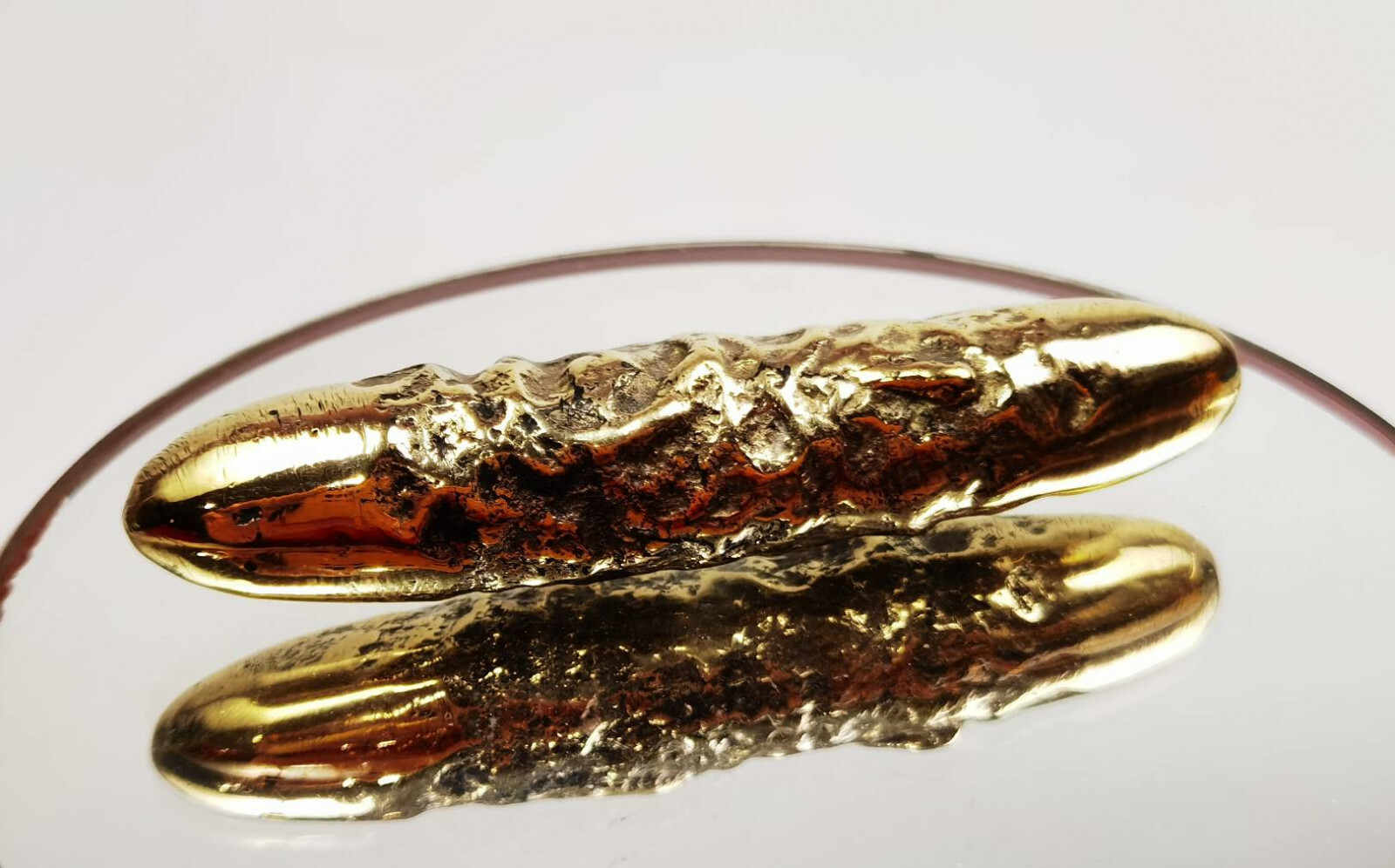 Natural Laos Gold Leklai Amulet Powerful Buffalo Mountain Cave drop Master Real