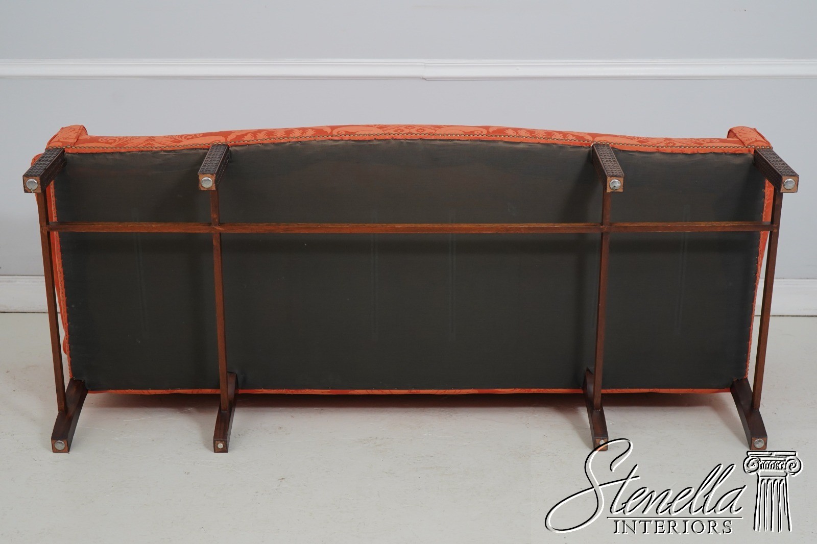 73831: KITTINGER Chippendale Style Camelback Sofa – New Upholstery