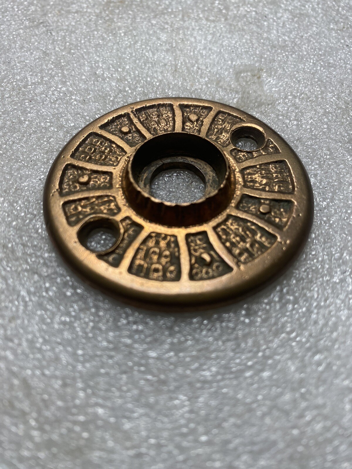 Antique VICTORIAN Eastlake Cast Bronze Rosette