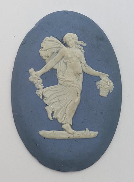 VINTAGE WEDGWOOD DANCING HOURS JASPERWARE PLAQUE / PANEL 1972
