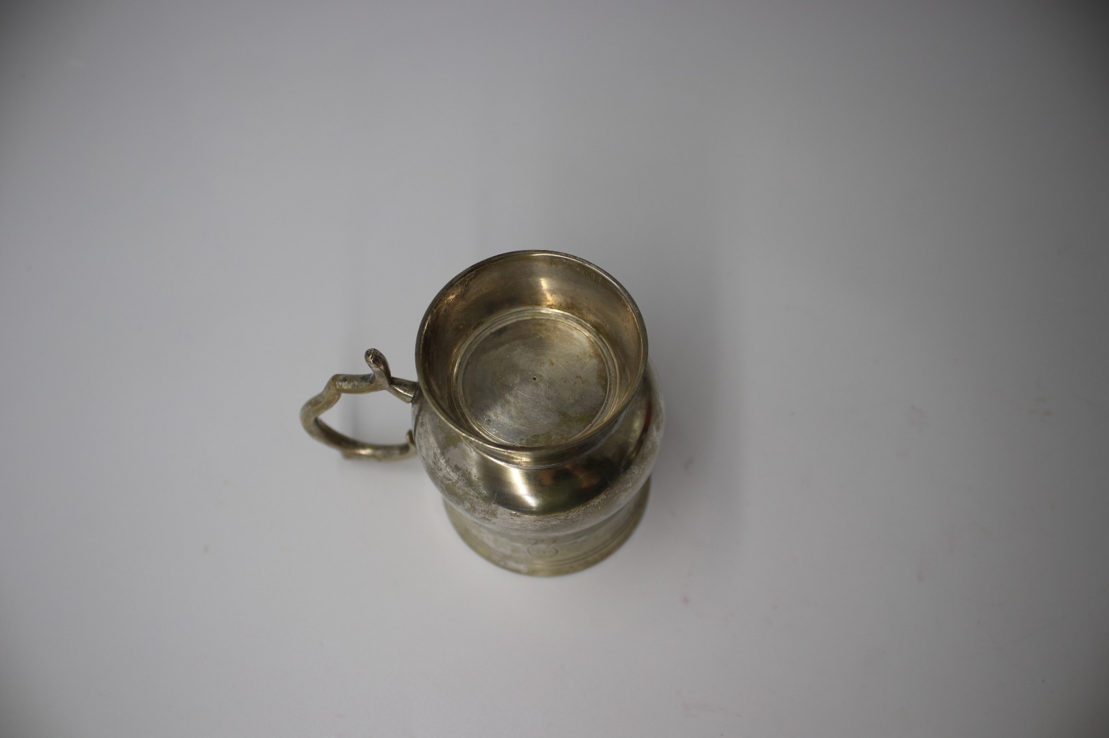 Royal Perfection Silver Plate Goblet cup mug pink velvet presentation case box