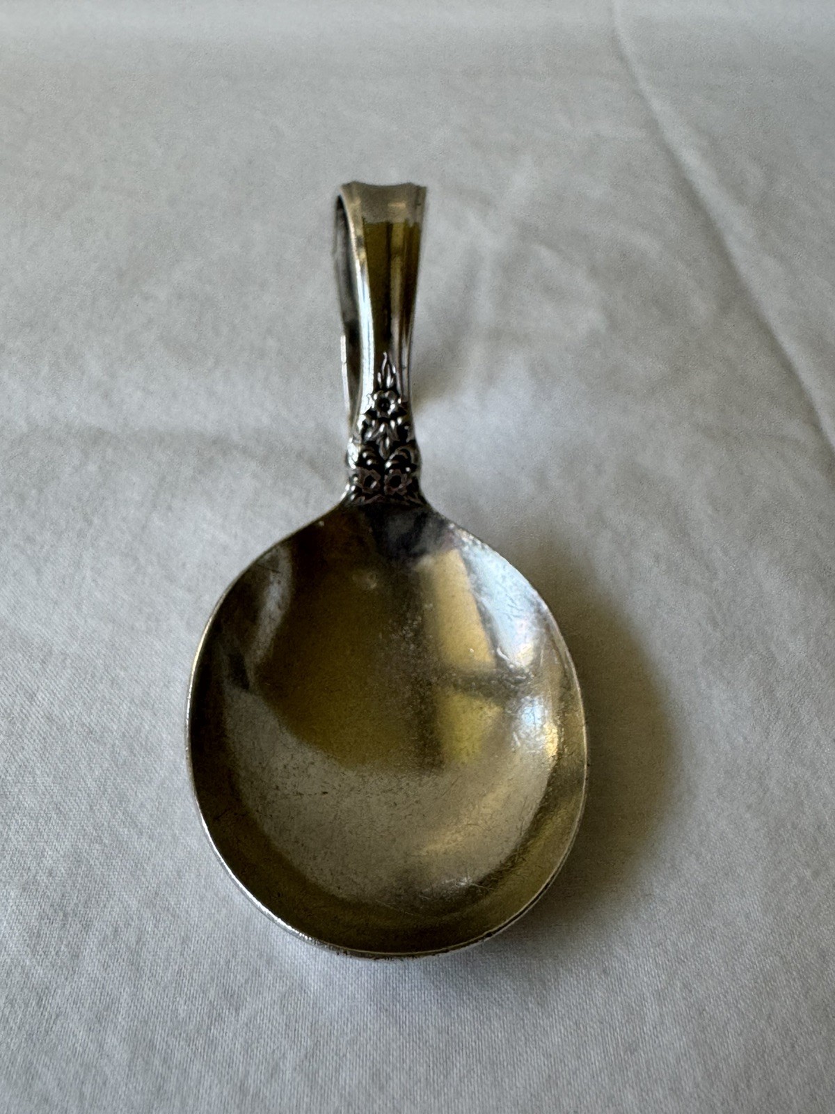 Vtg. Prelude by International Sterling Silver Bent Baby Spoon Custom Made 3 1/2″