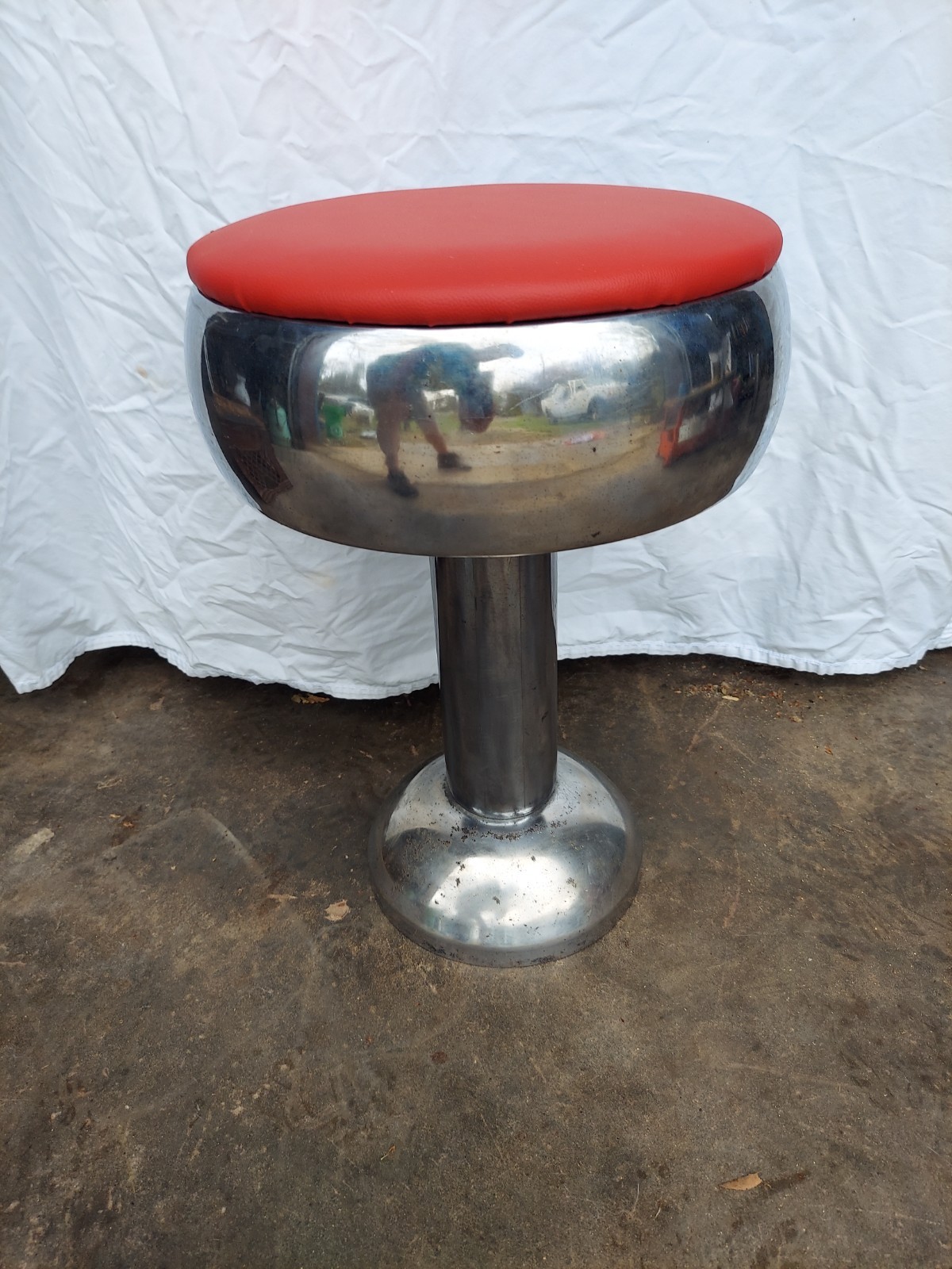 Soda/Ice Cream Shop Swiveling Stools Restored 20in.