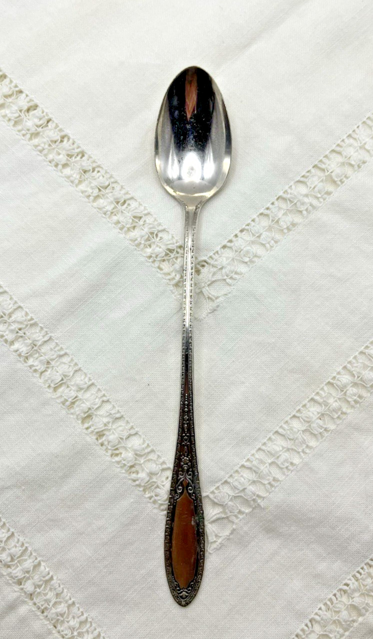 William A Rogers Oneida Ramona Lakewood Brentwood Silverplate Iced Tea Spoon