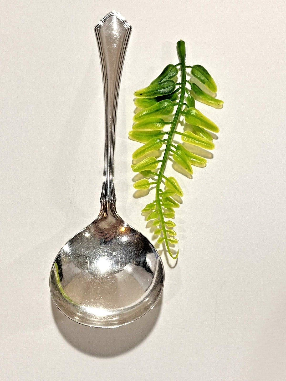 One Wendell Co Sterling Silver Gumbo Spoon 36 Gr. 7″ Long No Monogram ML