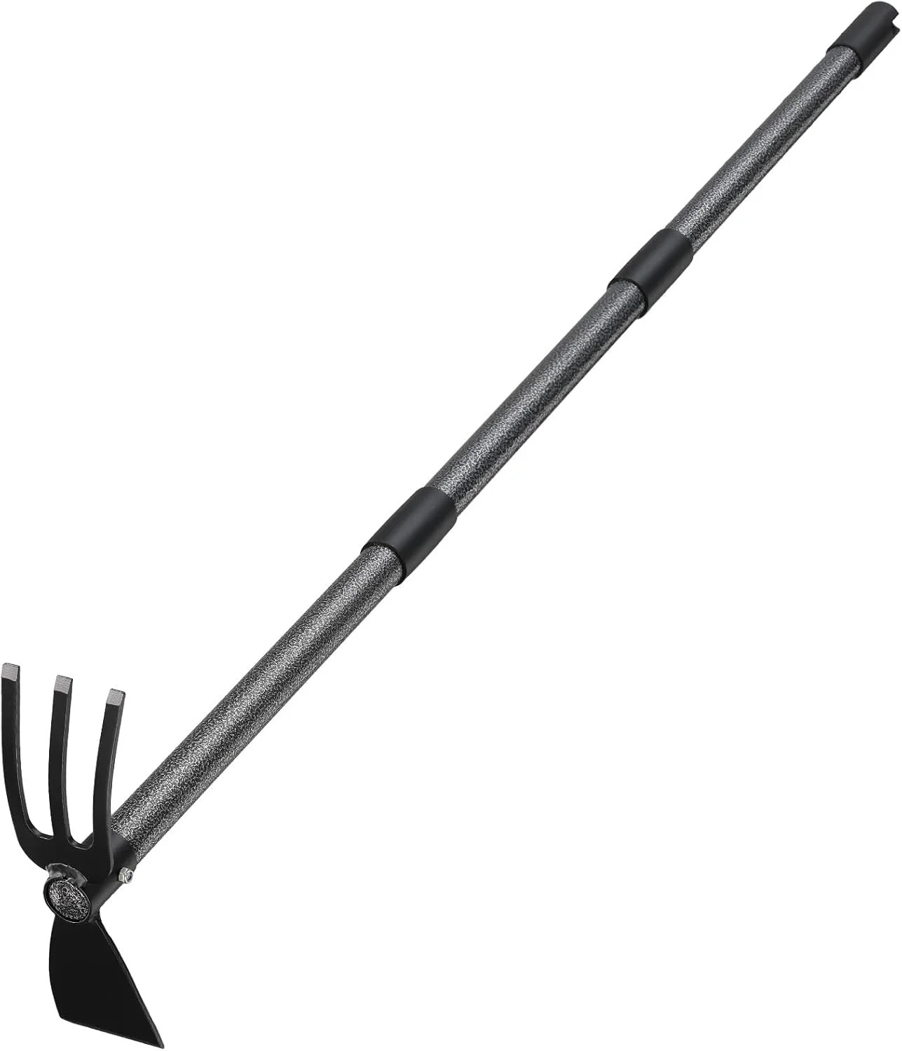 Hoe Garden Tool, 45 Inch Garden Hoe Long Handle for Weeding, Hoe Cultivator 2 in