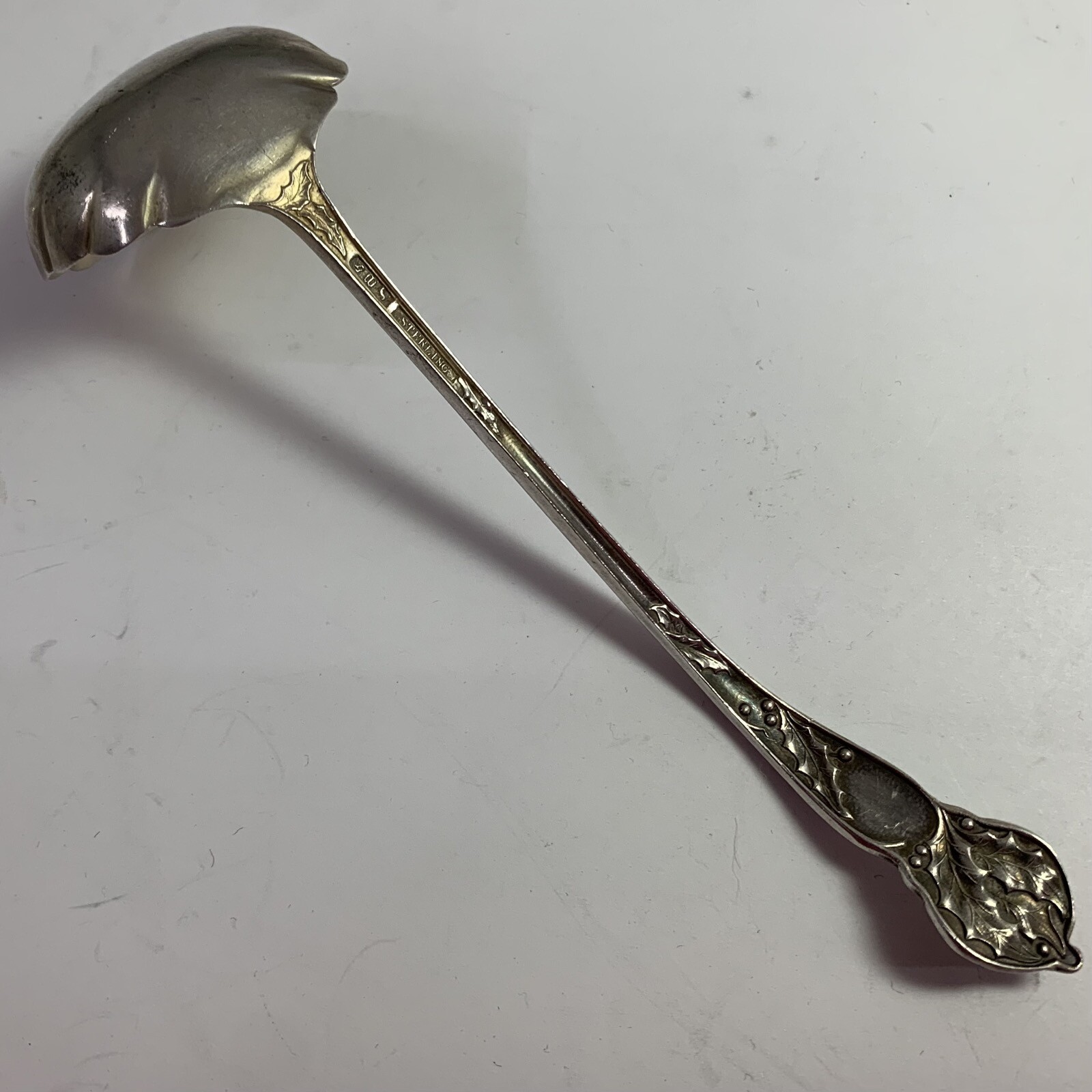 Watson Sterling Flatware, Holly, Small Ladle, 5 1/8 inches