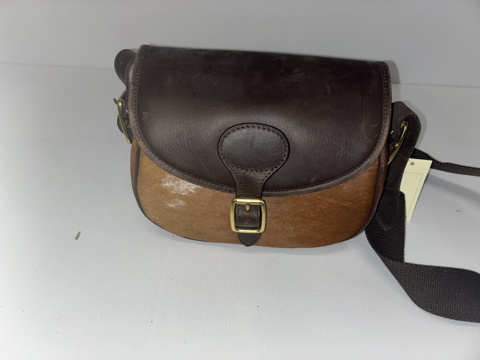 Cow Hide and Leather Cartridge Bag ? 100 Shells