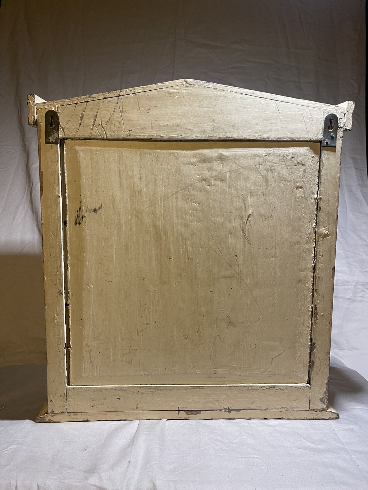 Distressed Whitewash Cabinet