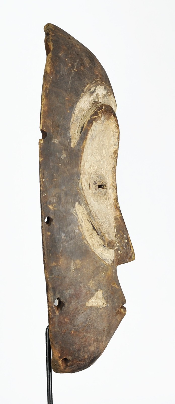 Large 15″ BEMBE Zoomorphic Owl Wood Mask Congo DRC African Tribal Art 1211