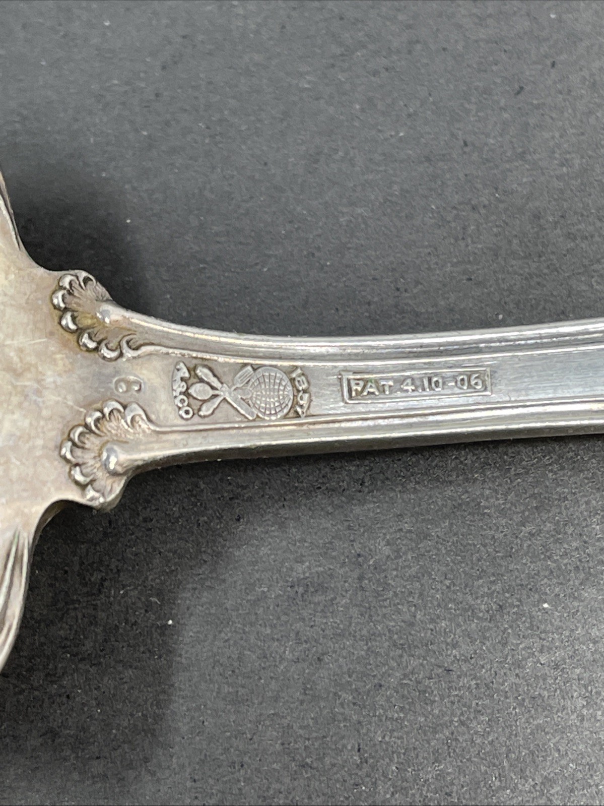 MOSELLE Silverplate Cold Meat Serving Fork and Serving Spoon American Silver Co