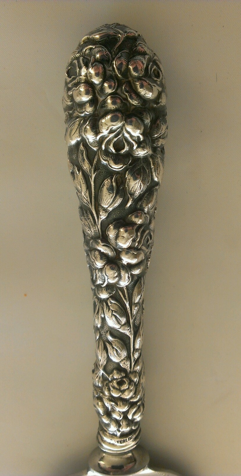 Repouse Roses CAKE knife DESSERT Pie SERVER NO MONOGRAM Wedding