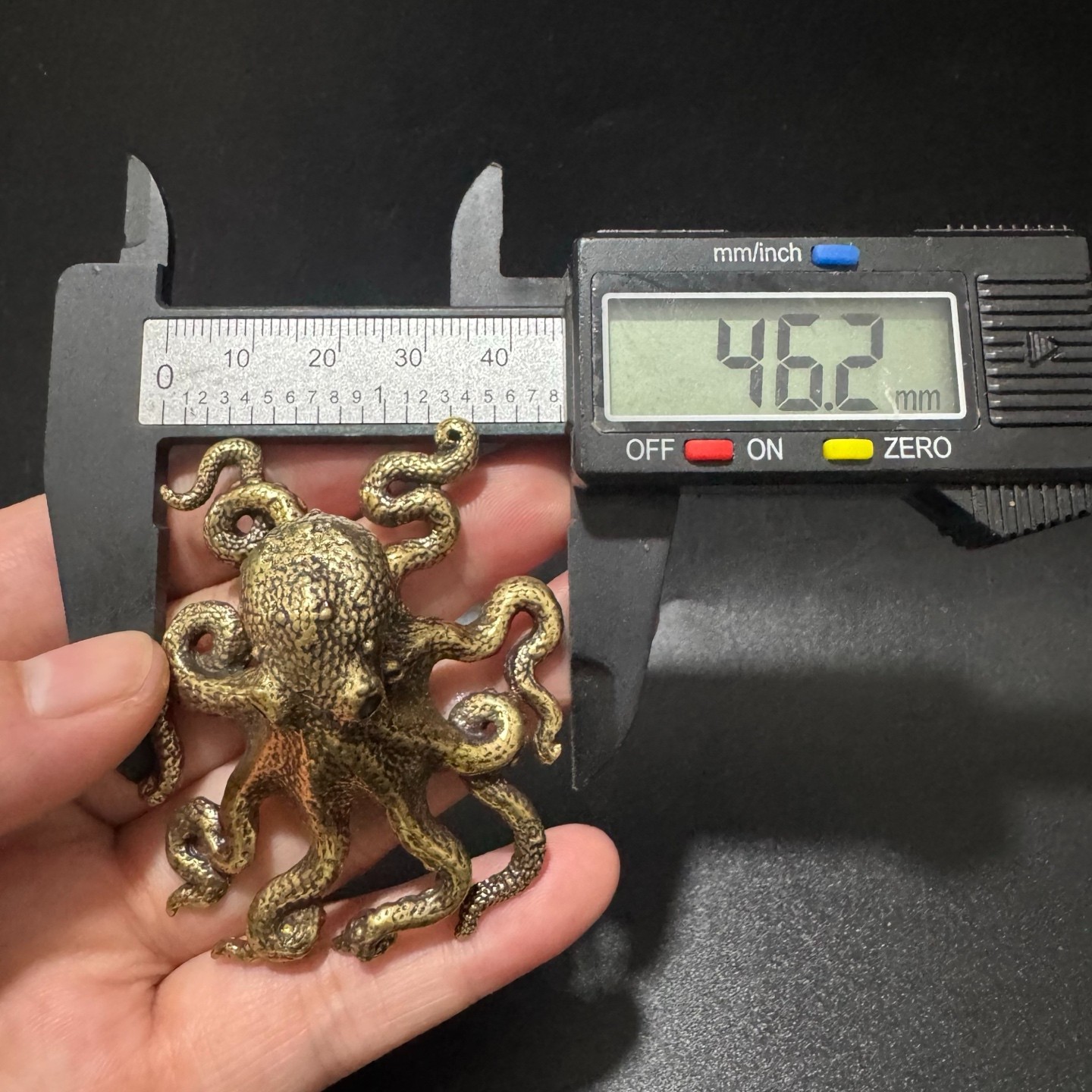 Chinese Tibetan MM Brass Shenshou Octopus Bodyguard Collection Pendant