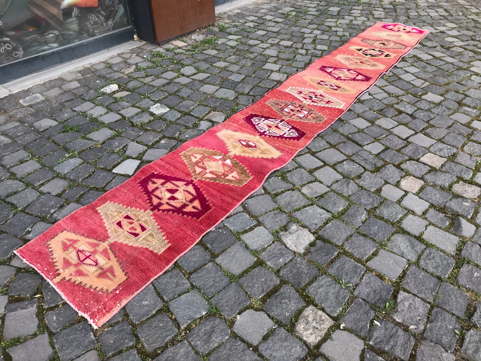 Turkish Antique rug Bohemian Area rug Oushak rug Vintage Rug Handmade Wool rug