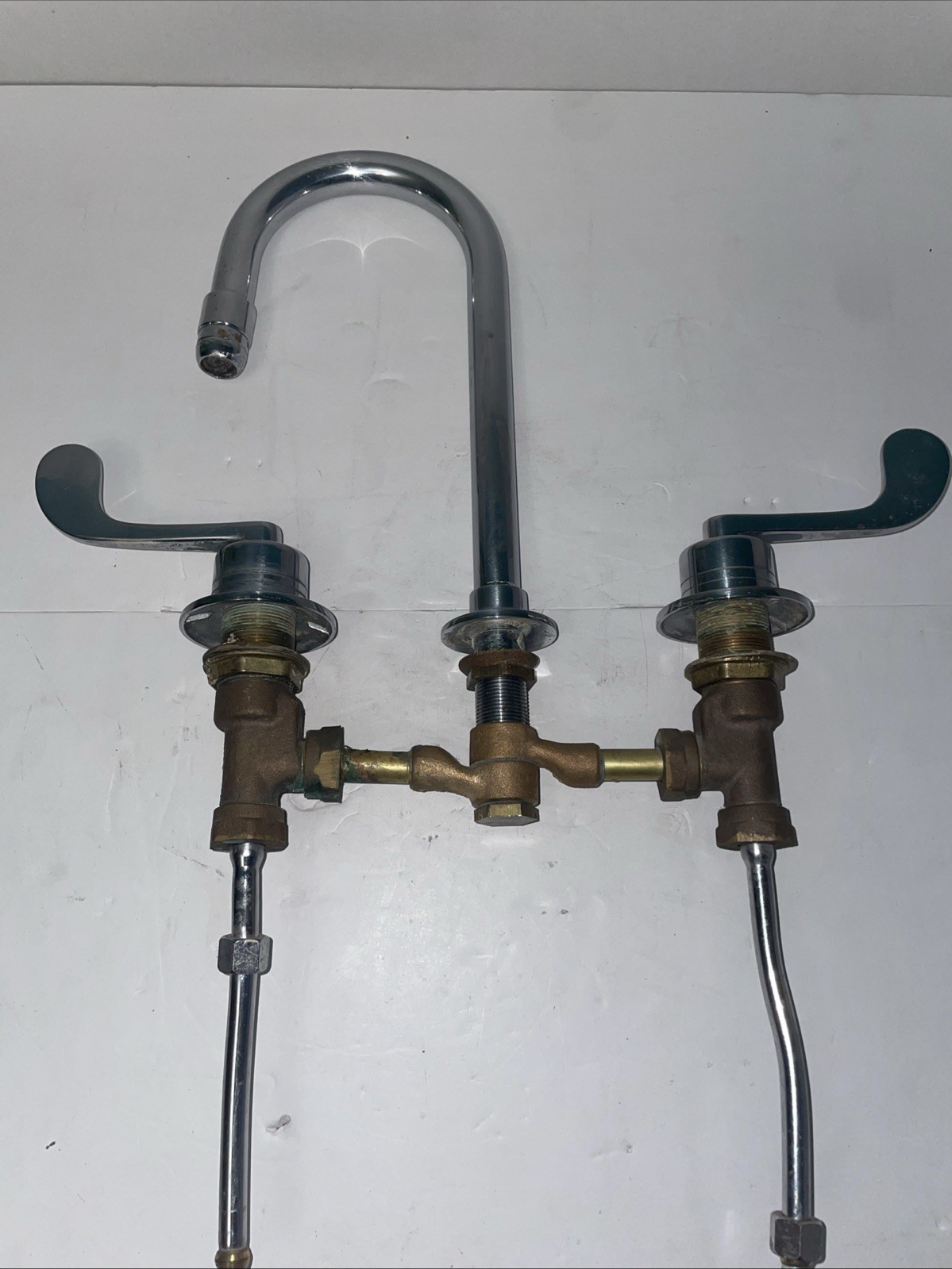 Vintage Kohler Triton Medical Faucet Heavy Commercial Wrist Blade Gooseneck
