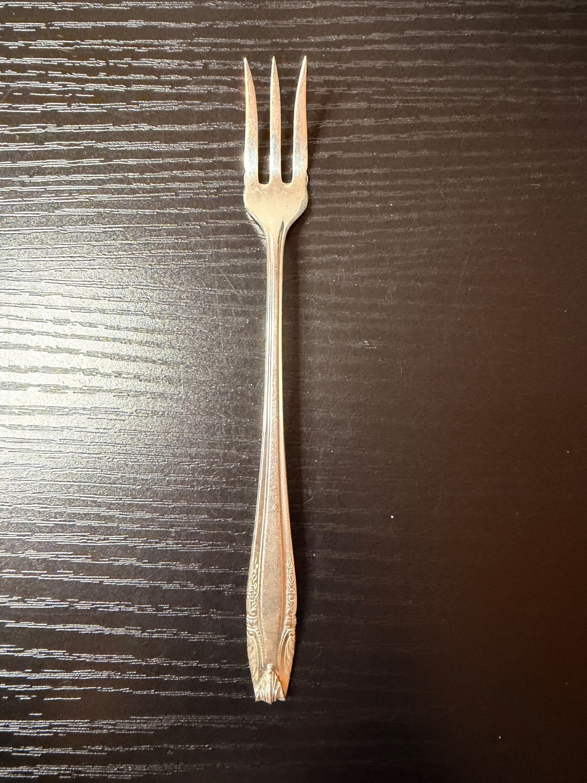 Stradivari by Wallace Sterling Silver Cocktail Charcuterie Fork 5.5”