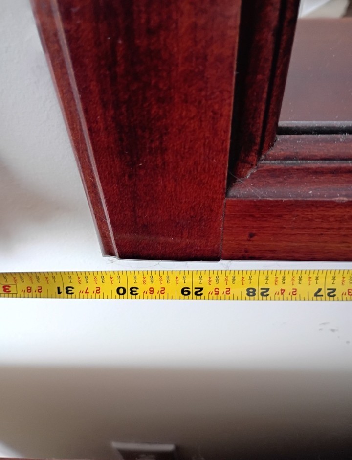 Federal Hitcock Chippendale Style Mahogany Mirror