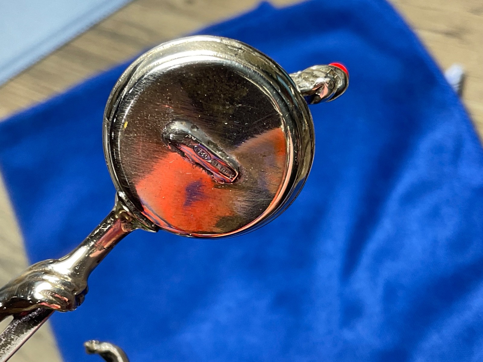 Vintage Vittorio Angini Sterling Silver Murano Glass Clown