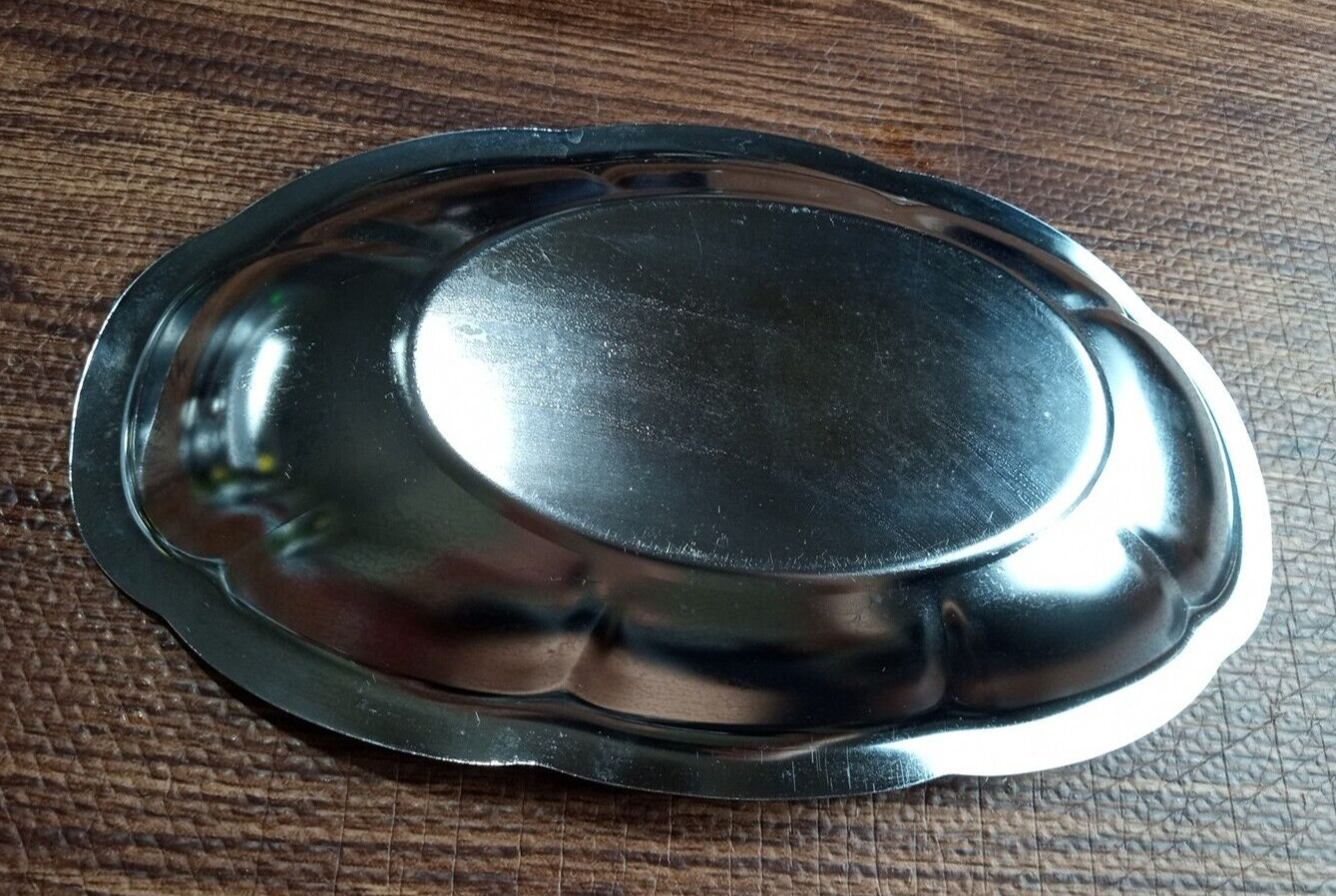 Silver Serving Dish – Candy Dish – 12 1/2″ x 7″