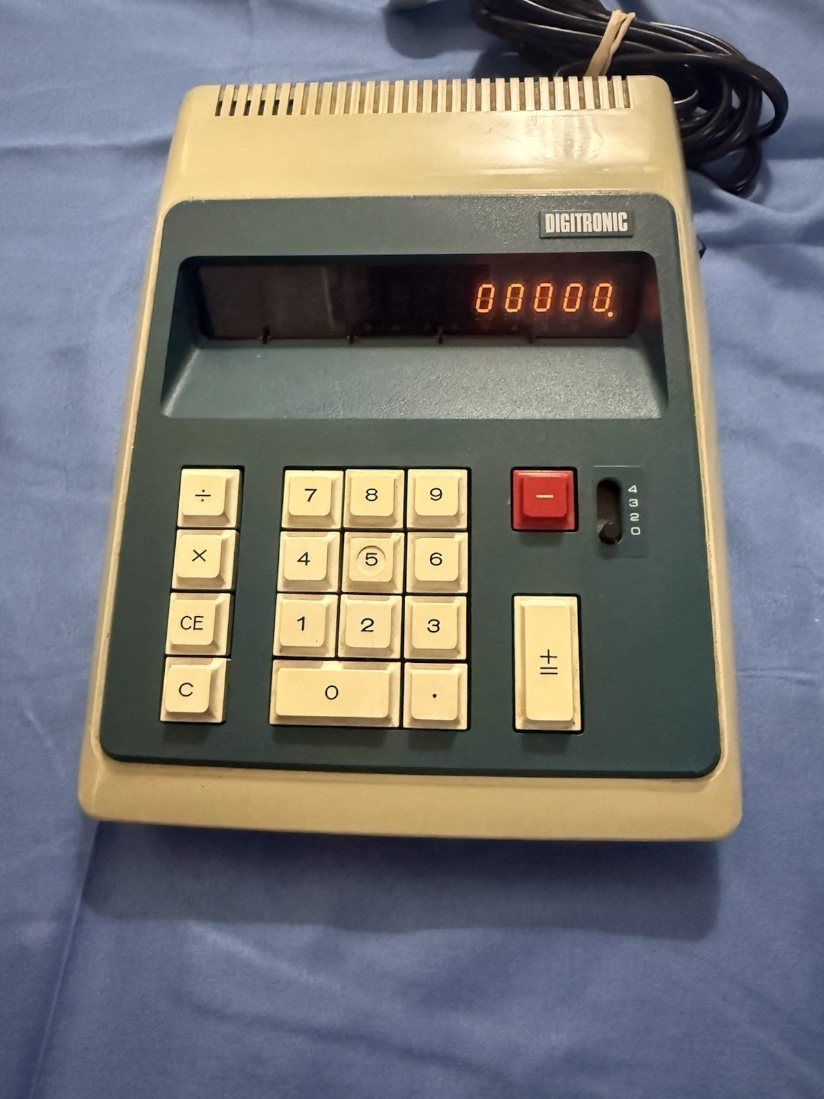 RARE Vintage Digitronic Adding Machine by Eiko Business Machine Co. Tested Works