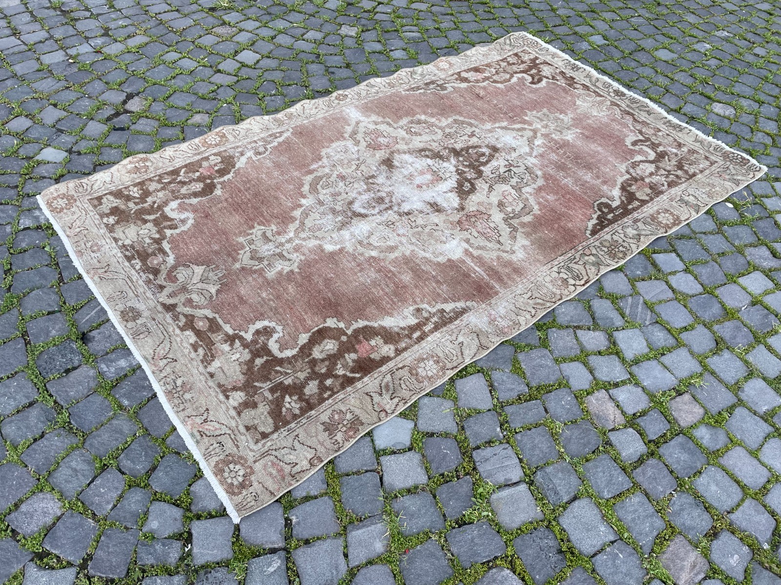 Home Decor Rug, Turkish Vintage Rug, Boho Decor Rug, 4,5 x 7,7 ft