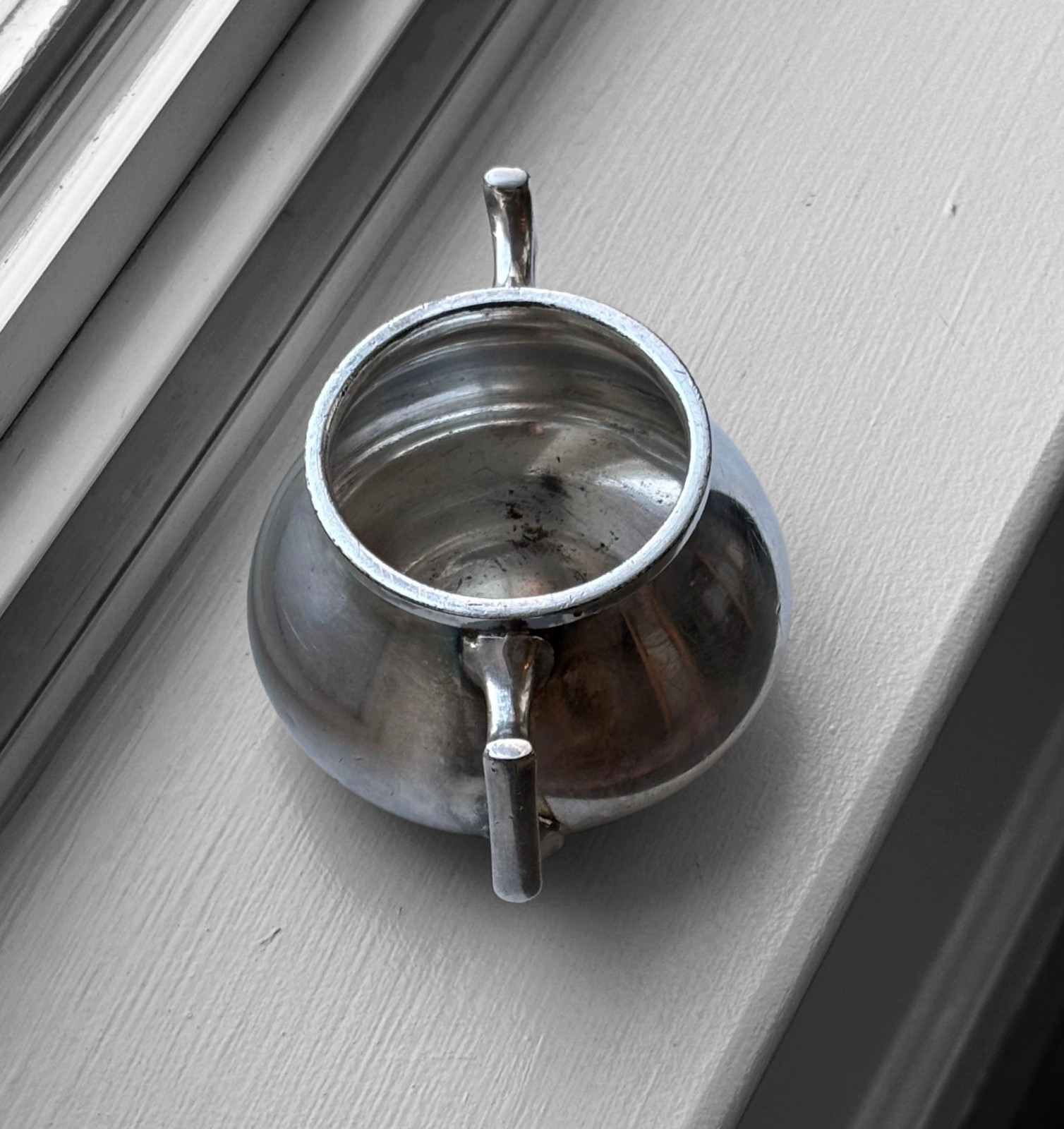 Antique Harrods Double-Handled Silver-Plated Sugar Bowl 1920’s – Made in England