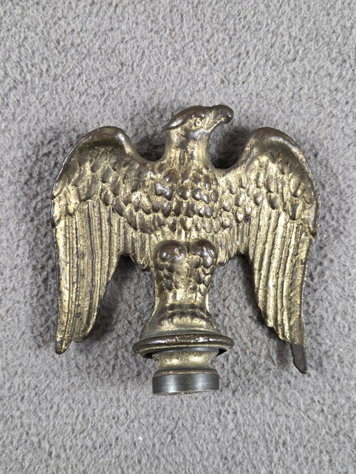 Brass Hardware American Bald Eagle Lamp Topper Finial 3”, 1/4″ X 28