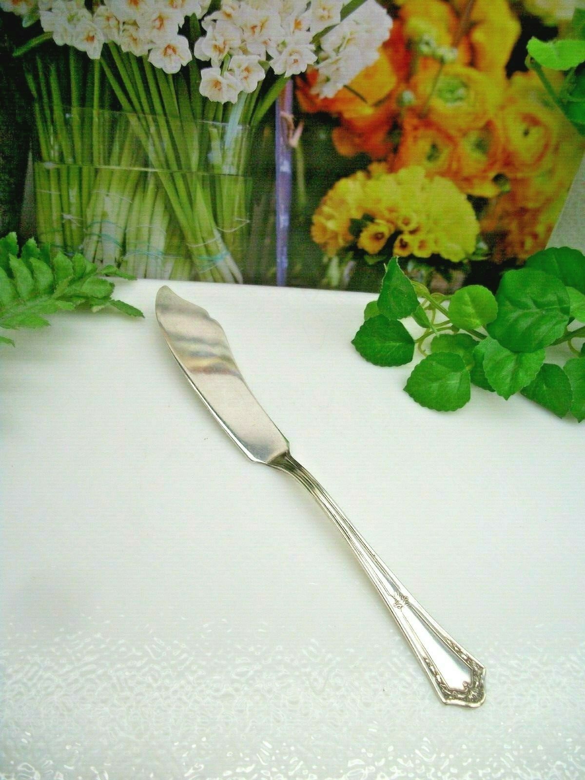Oneida Senate Silver OHS444 Silverplate Master Butter Spreader Knife