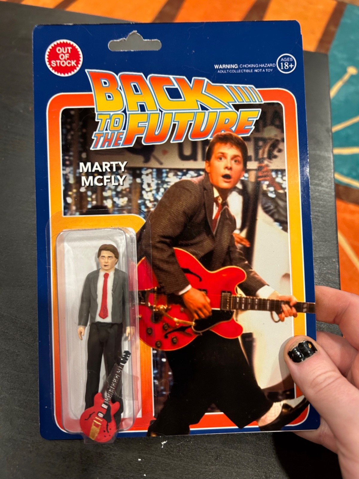 Marty mcfly back to the future action figure