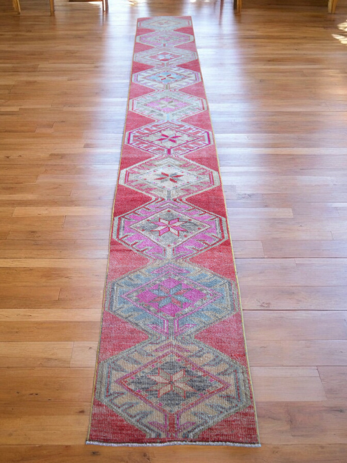 2×13 ft Runner HandMade NARROW Kitchen Hallway Rug Low Pile Act 1.10 x 12.10 ft