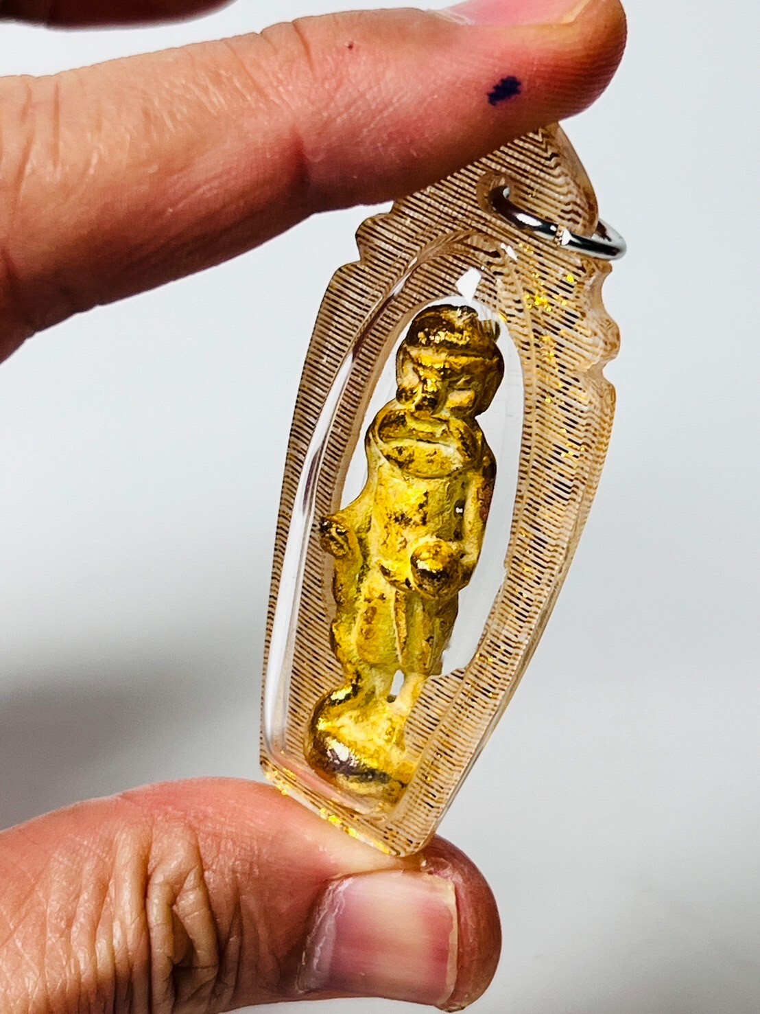 Laos Hermit Gold Leklai Buffalo Mountain Cave Love sex wealth attraction Amulet