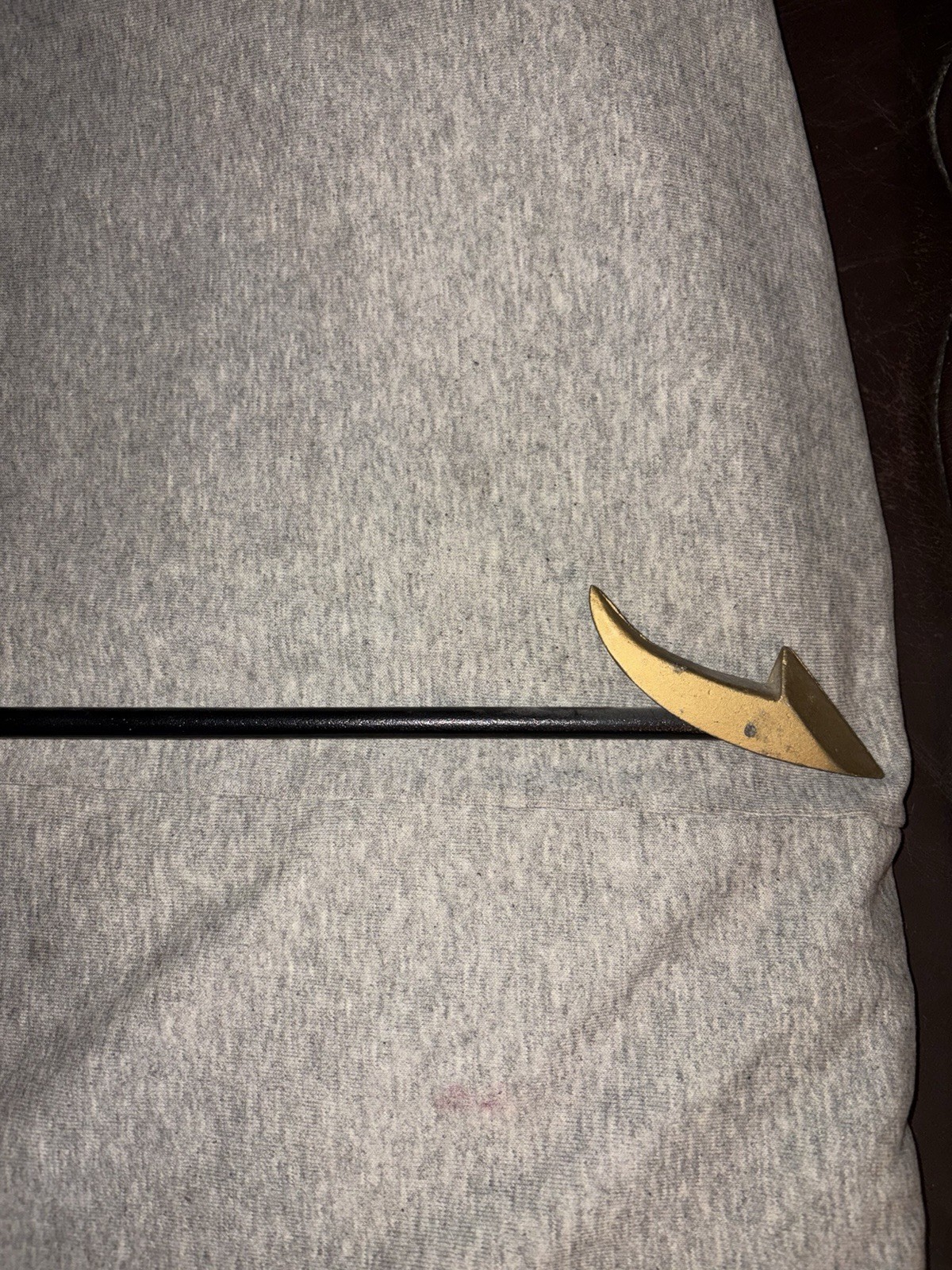 Replica Vintage Nautical Fishing Decor Whaling Harpoon 36.5” Wood Metal & Rope