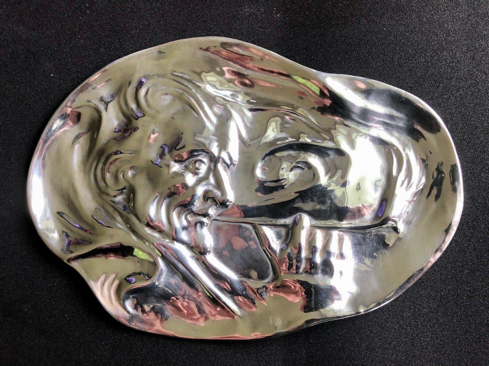 Man smoking a pipe – Rare Art Nouveau P.W. Ellis Toronto – Sterling Silver
