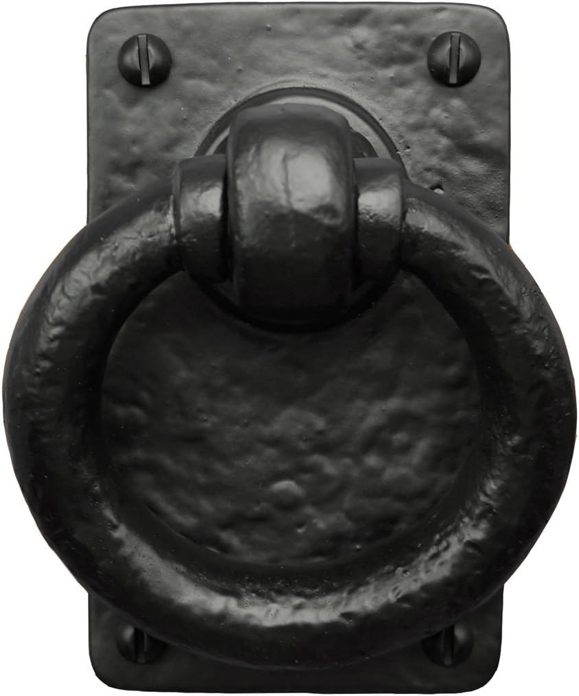 Iron Valley – 4.5” Ring Pull – Door & Gate Handle – Solid Cast Iron