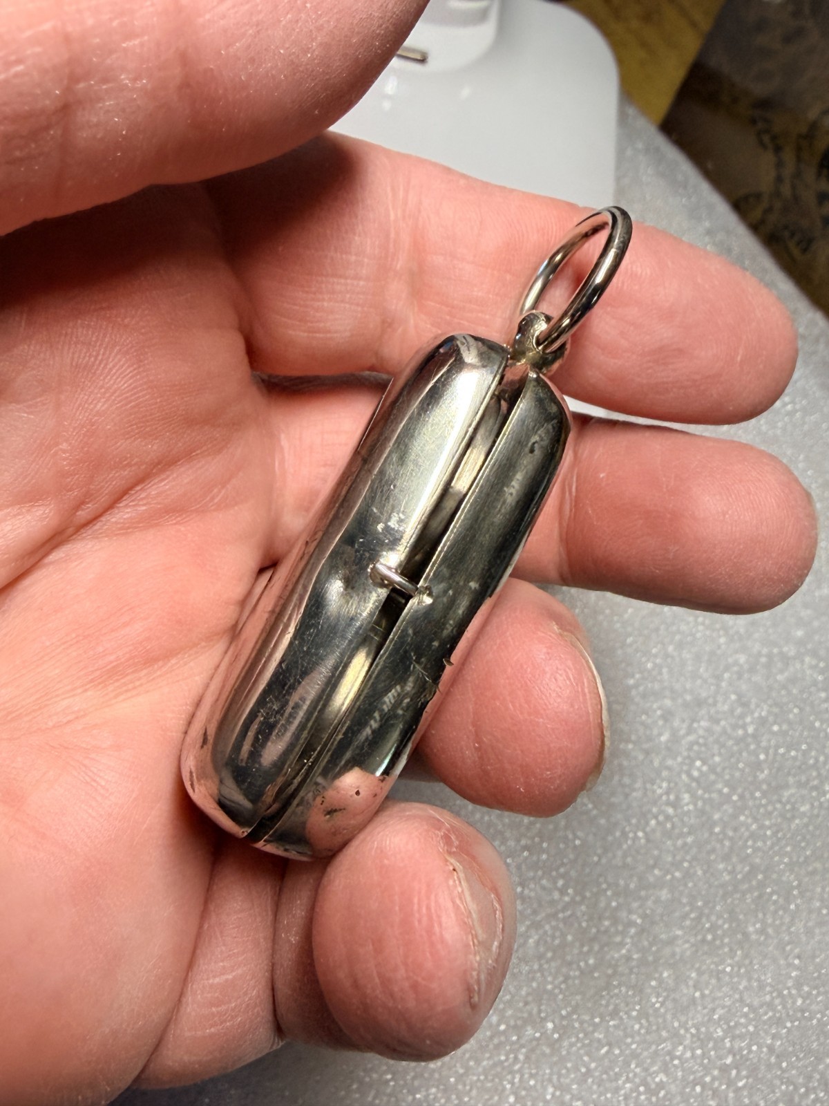Vintage Silver Plated Double Sovereign Holder