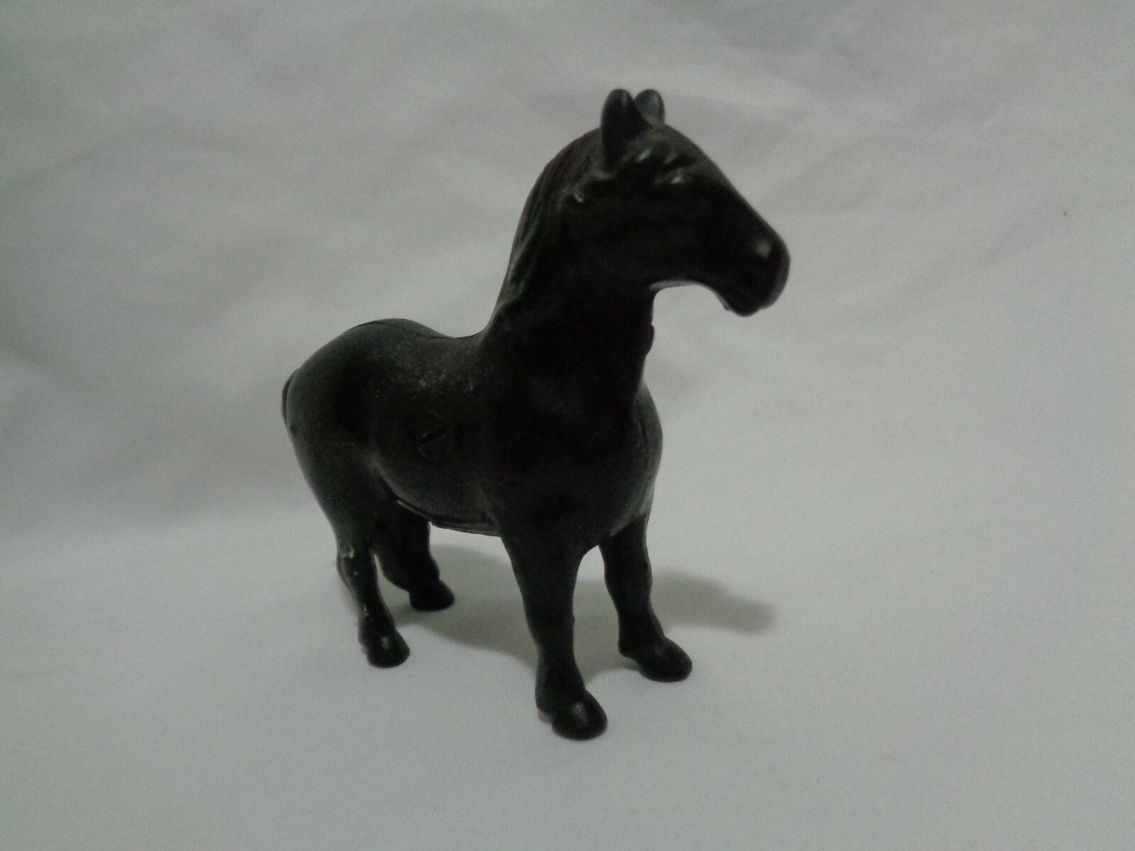 Old Arcade USA Cast Iron Beauty Work Horse Still Coin Bank Original