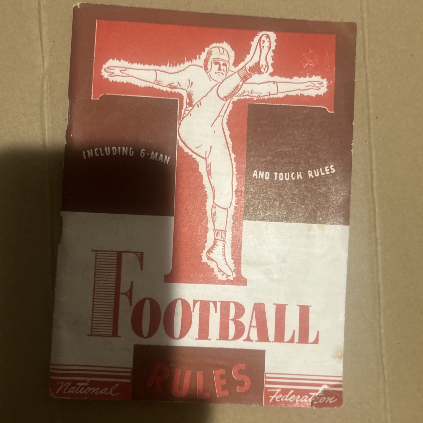 Vintage National Football Federation Of high school Athletics Rules 1945 Booklet