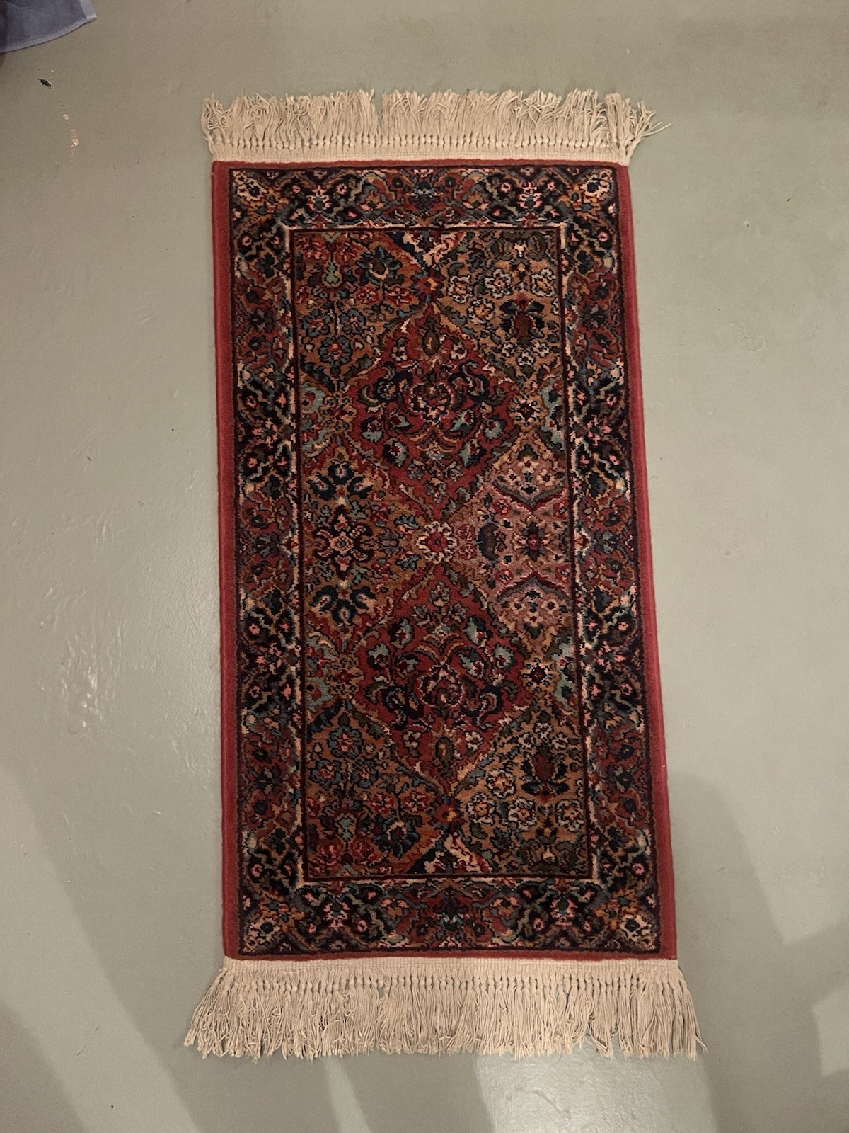 Karastan Rug 2×4 Multicolor Panel Kirman #717, Original 700 Series Rug