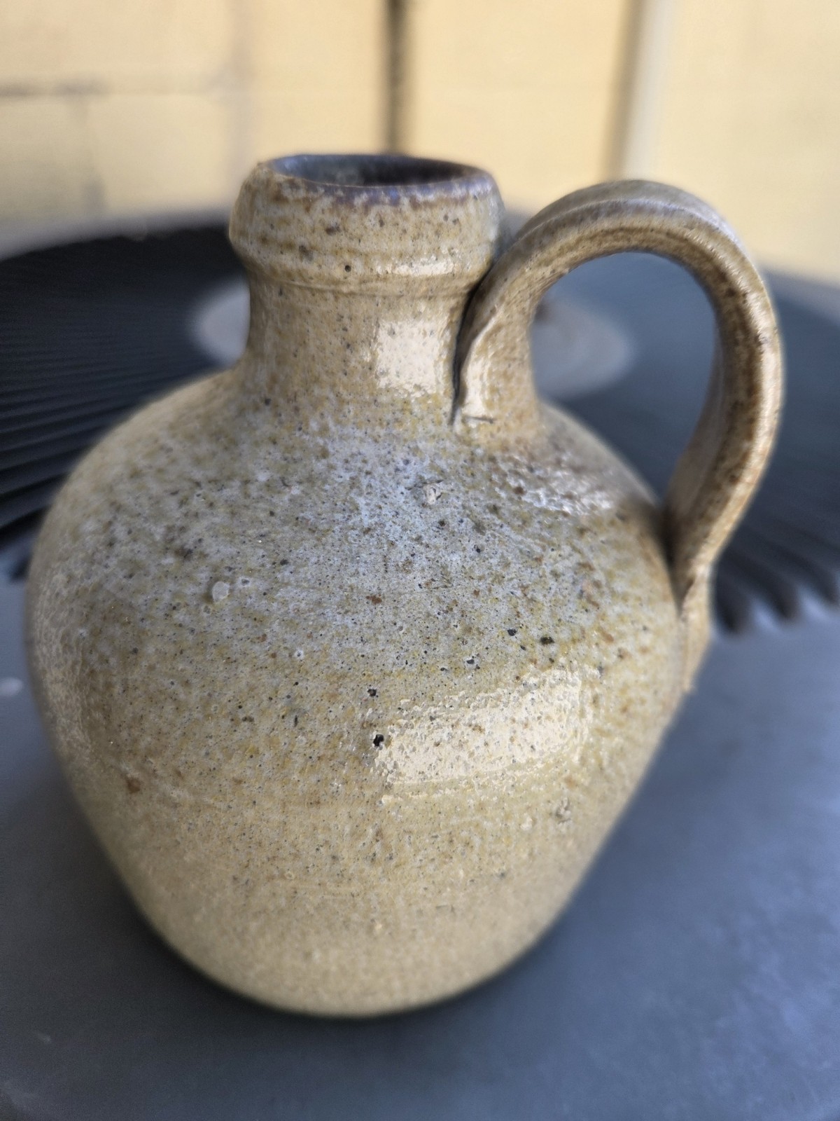 1800s Miniature Salt glaze Southern NC Pottery 4″ Jug North Carolina Stoneware