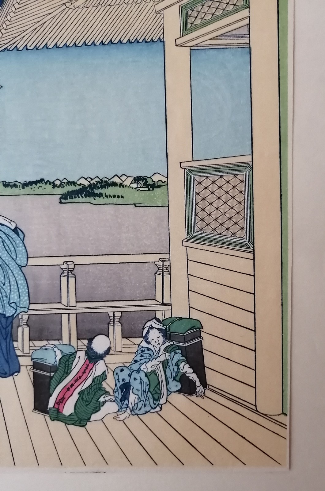 Hokusai 36 Views of Mt Fuji Sazaido Temple Woodblock Print Reprint Ukiyo-e
