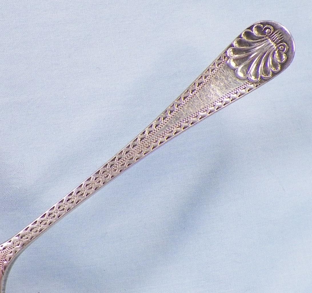 Atkins Bros Solid Jelly Server Spoon Sheffield Electroplated Silver Victorian